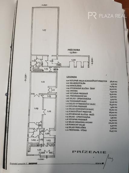 Predaj pozemku a budovy s apartmánmi, 5457 m2, Pravenec, Prievidza