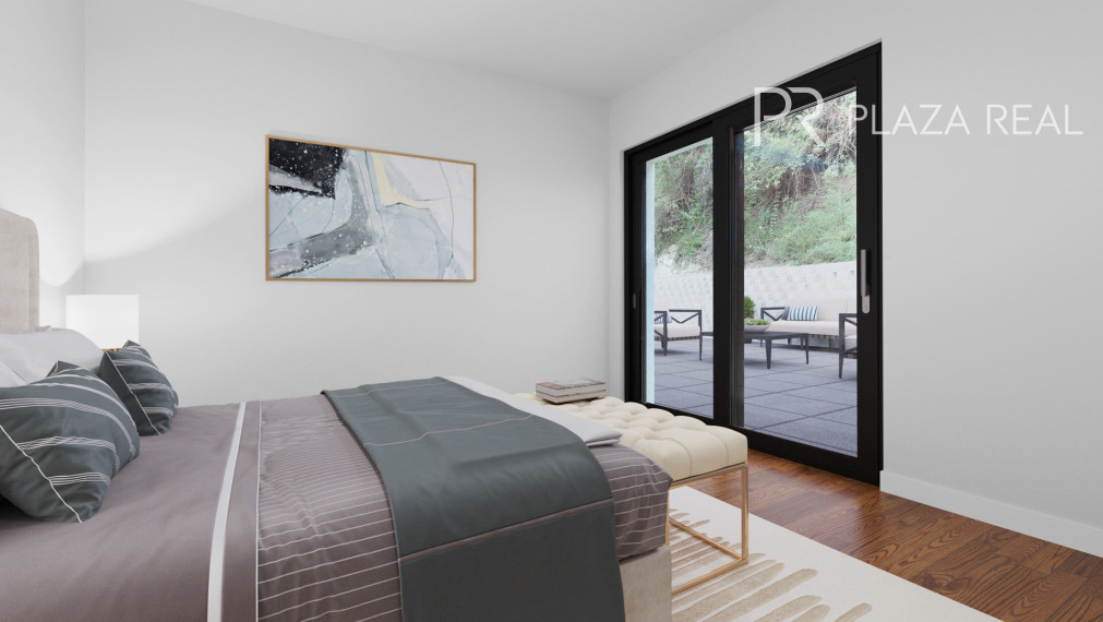 Devín, predaj RD na kľúč, novostavba, 9 árový pozemok, Dolnokorunská ulica