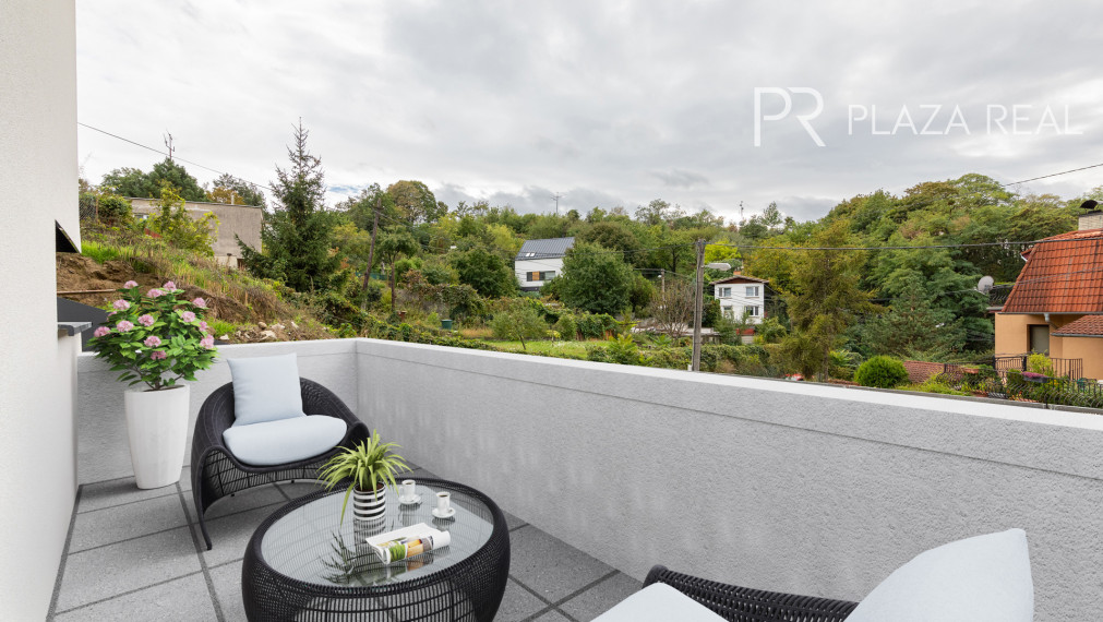 Devín, predaj RD na kľúč, novostavba, 9 árový pozemok, Dolnokorunská ulica