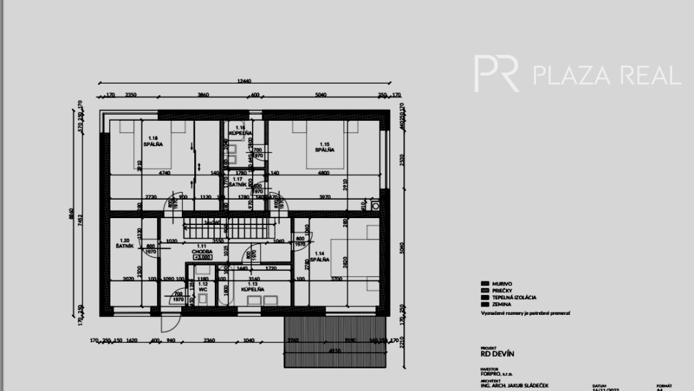 Devín, predaj RD na kľúč, novostavba, 9 árový pozemok, Dolnokorunská ulica