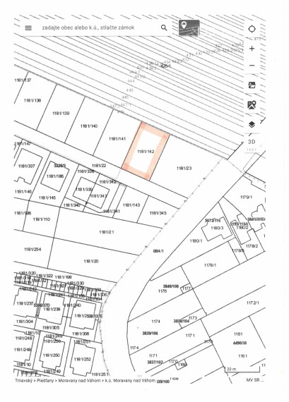 Slnečný pozemok - obec Banka, Piešťany