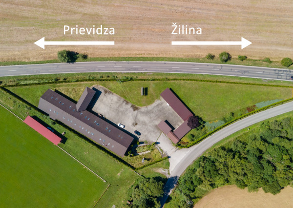 Predaj pozemku a budovy s apartmánmi, 5457 m2, Pravenec, Prievidza