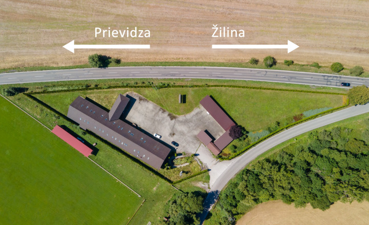 Predaj pozemku, budovy s apartmánmi, 5457 m2, Pravenec, Prievidza